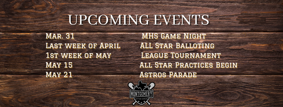 Upcoming Events